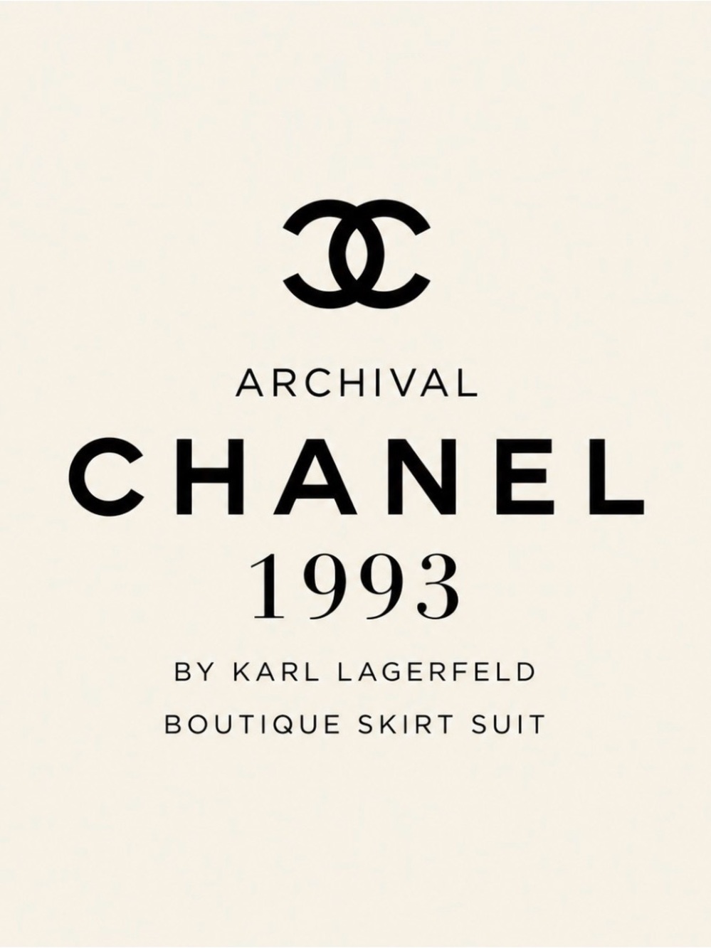 EXTREMELY RARE CHANEL 1993 JACKET